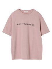 Botanical Dye ロゴTシャツ - MES VACANCES