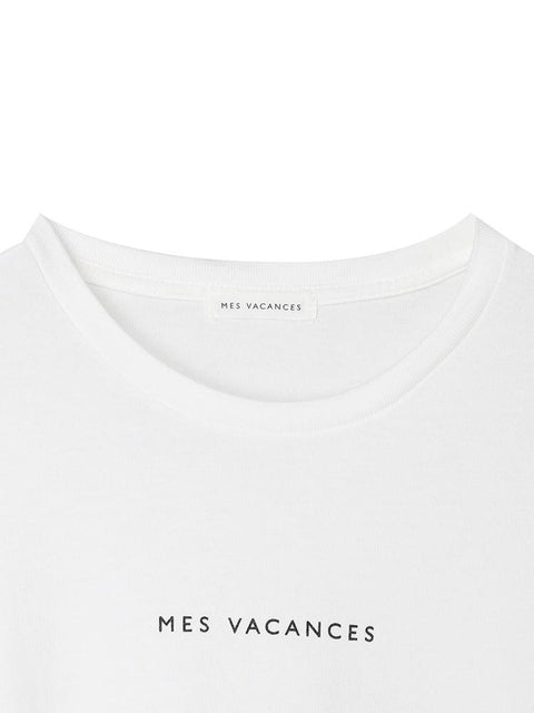 Organic cotton ロゴTシャツ - MES VACANCES